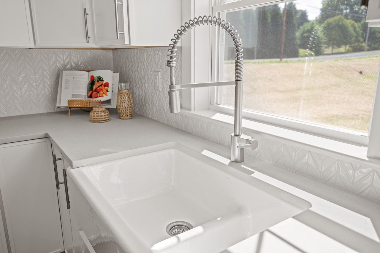 Kitchen of the Davenport Model from Garman Builders