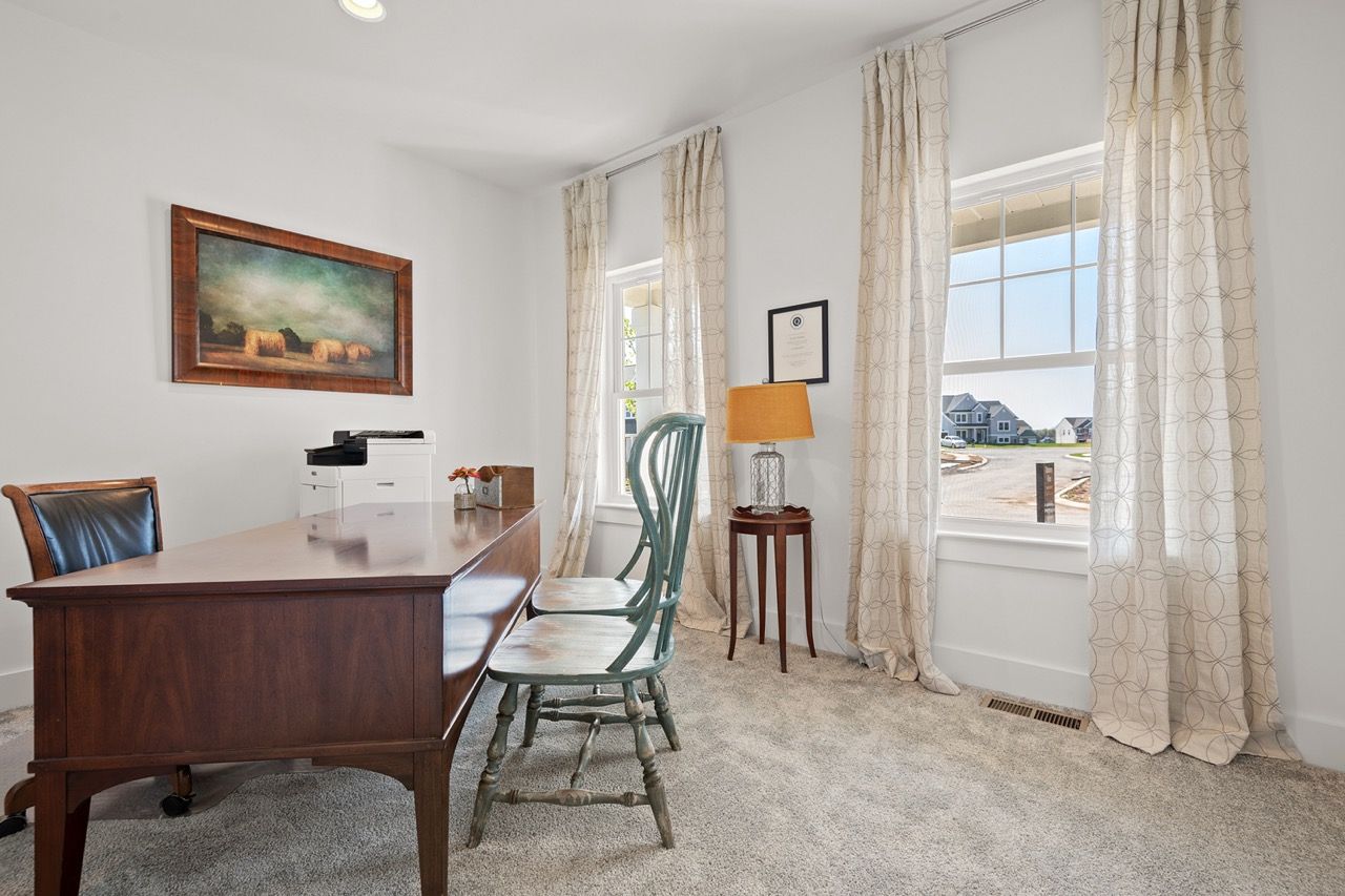 Home Office of the Mackenzie Model from Garman Builders