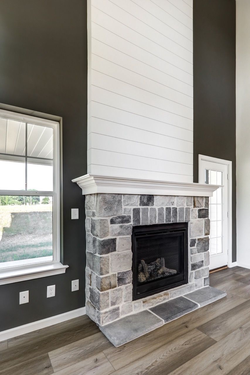 Living Room of the Sloane II Model from Garman Builders