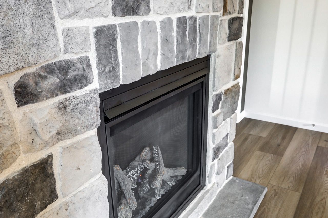 Living Room of the Sloane II Model from Garman Builders