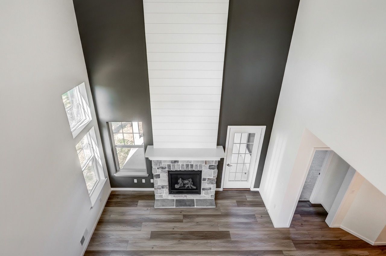 Living Room of the Sloane II Model from Garman Builders