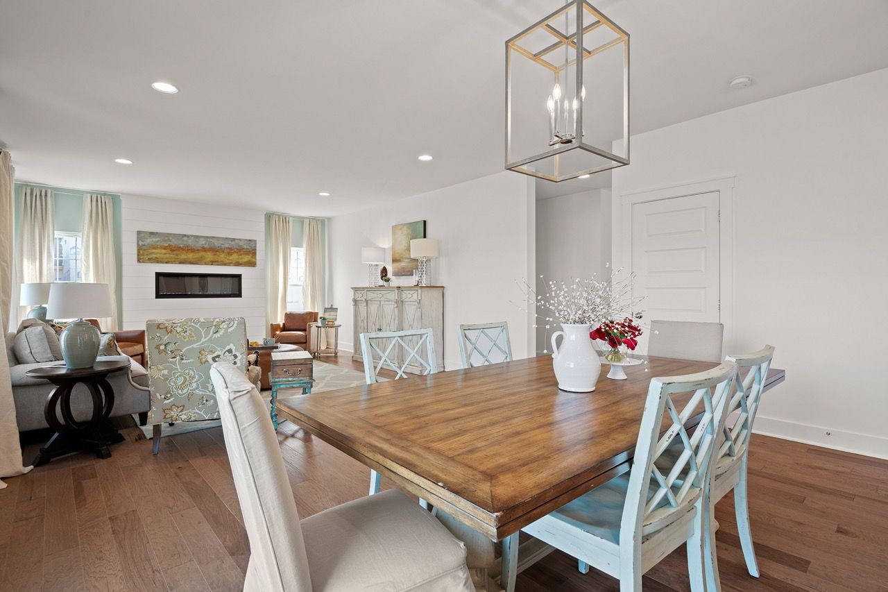 Dining Room of the Mackenzie Model from Garman Builders
