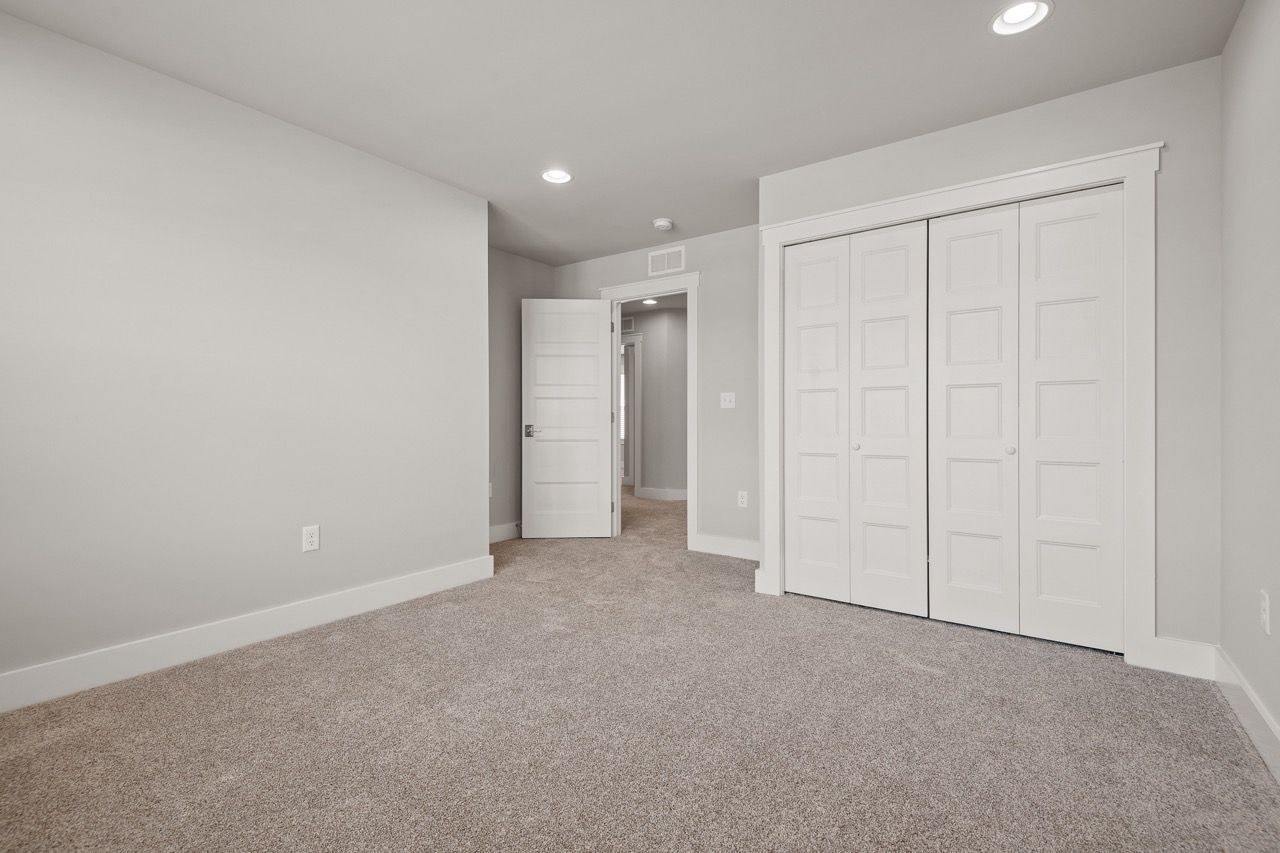Bedroom of the Davenport Model from Garman Builders
