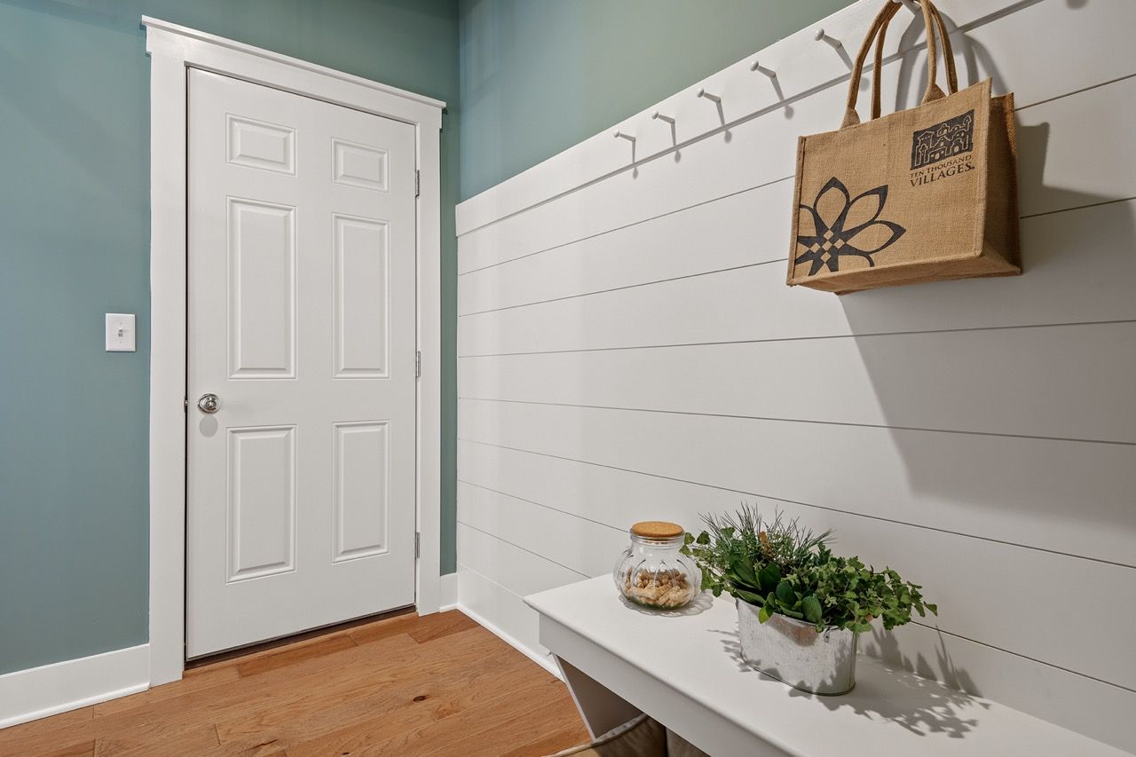 Mudroom of the Mackenzie Model from Garman Builders