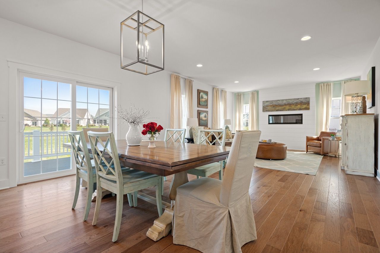 Kitchen Table of the Mackenzie Model from Garman Builders