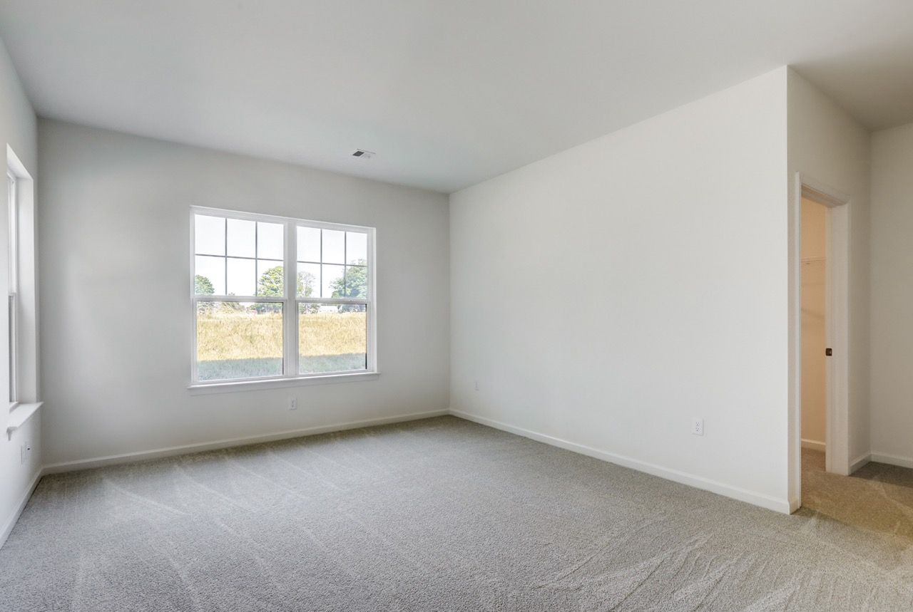 Empty Bedroom of the Sloane II Model from Garman Builders