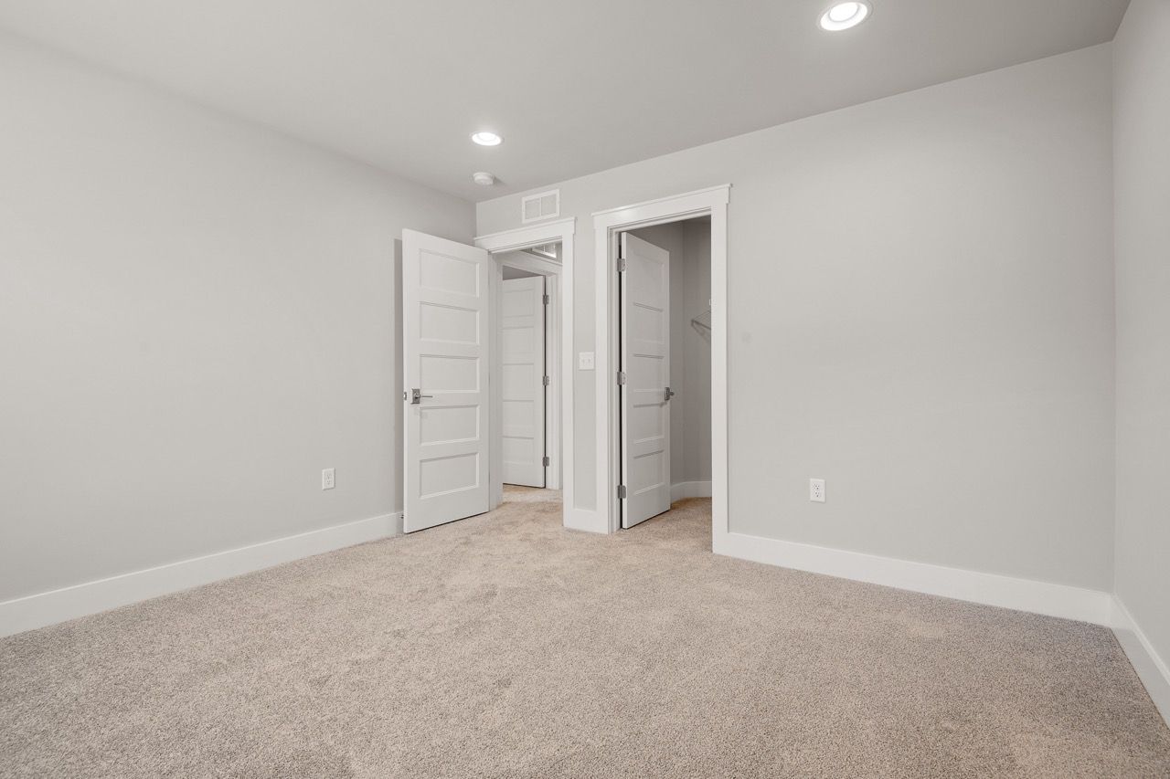Bedroom of the Davenport Model from Garman Builders
