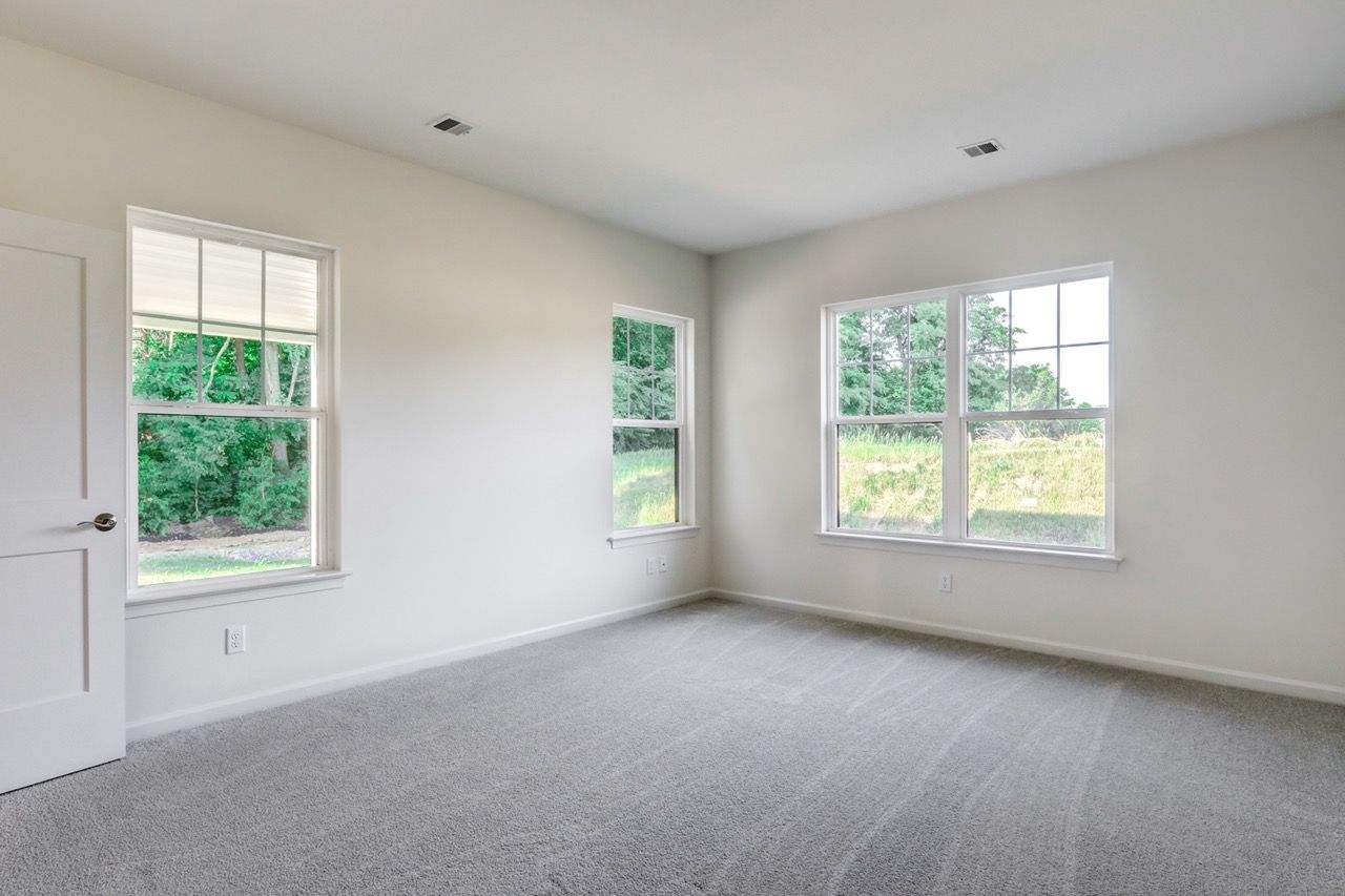 Empty Bedroom of the Sloane II Model from Garman Builders