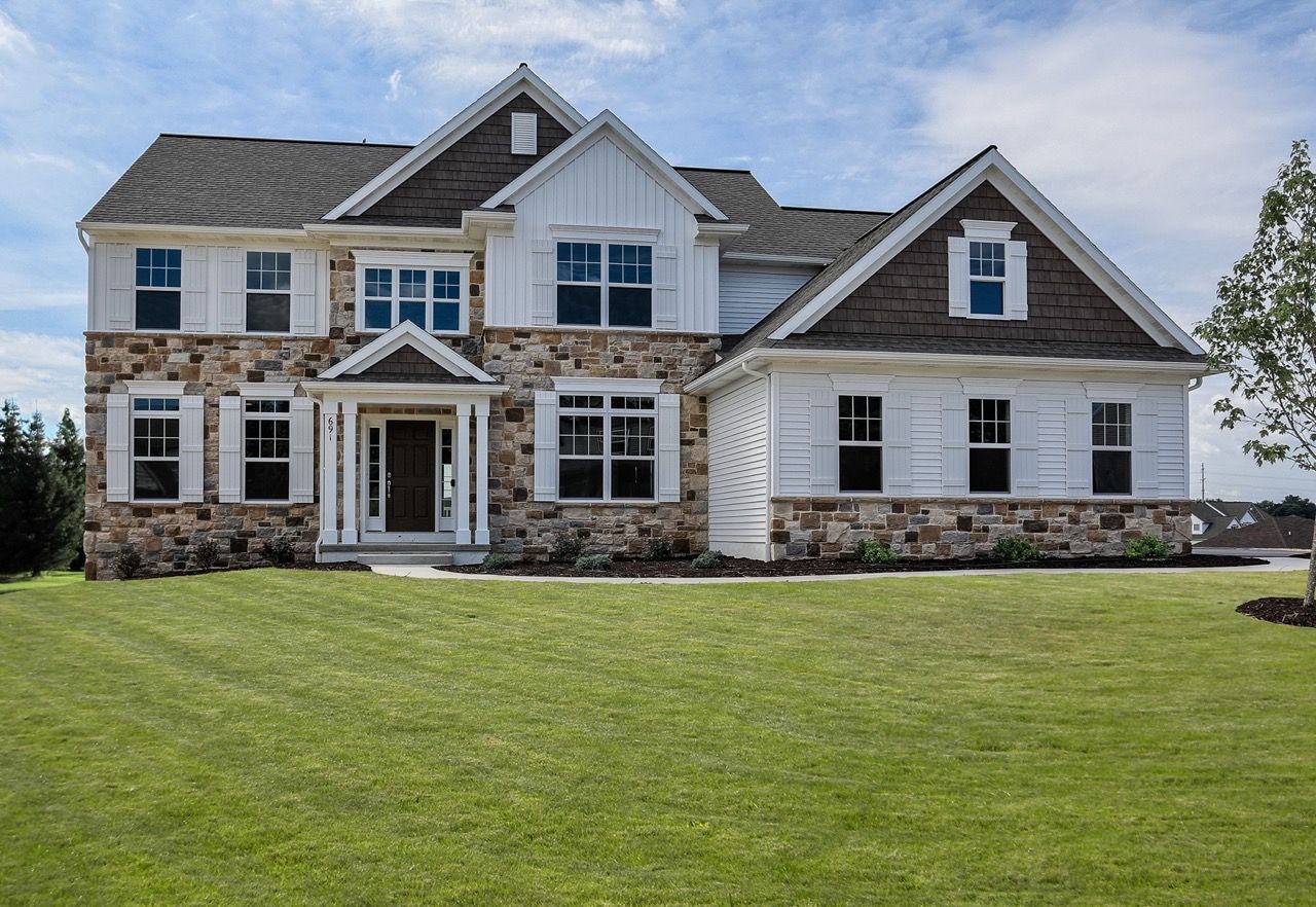 Floorplan of the Nottingham Model from Garman Builders