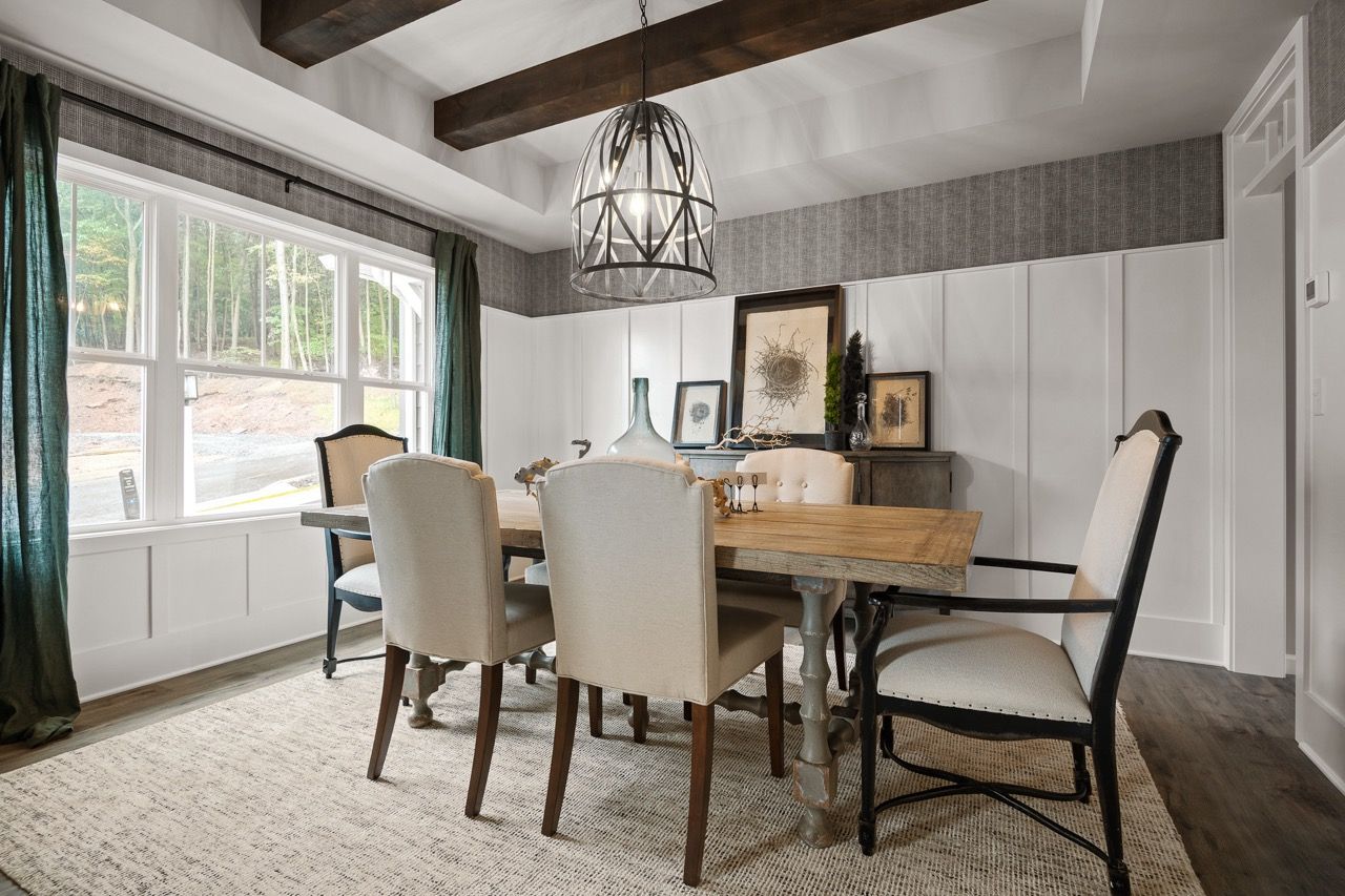 Dining Room of the Nottingham Model from Garman Builders