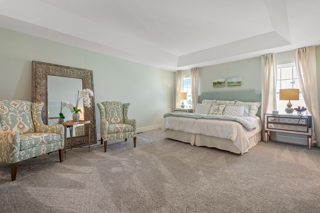 Large Bedroom of the Mackenzie Model from Garman Builders