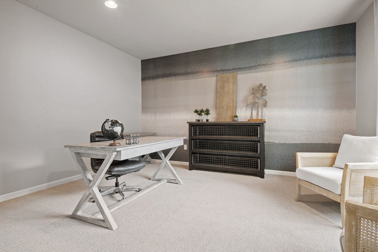 Home Office of the Nottingham Model from Garman Builders