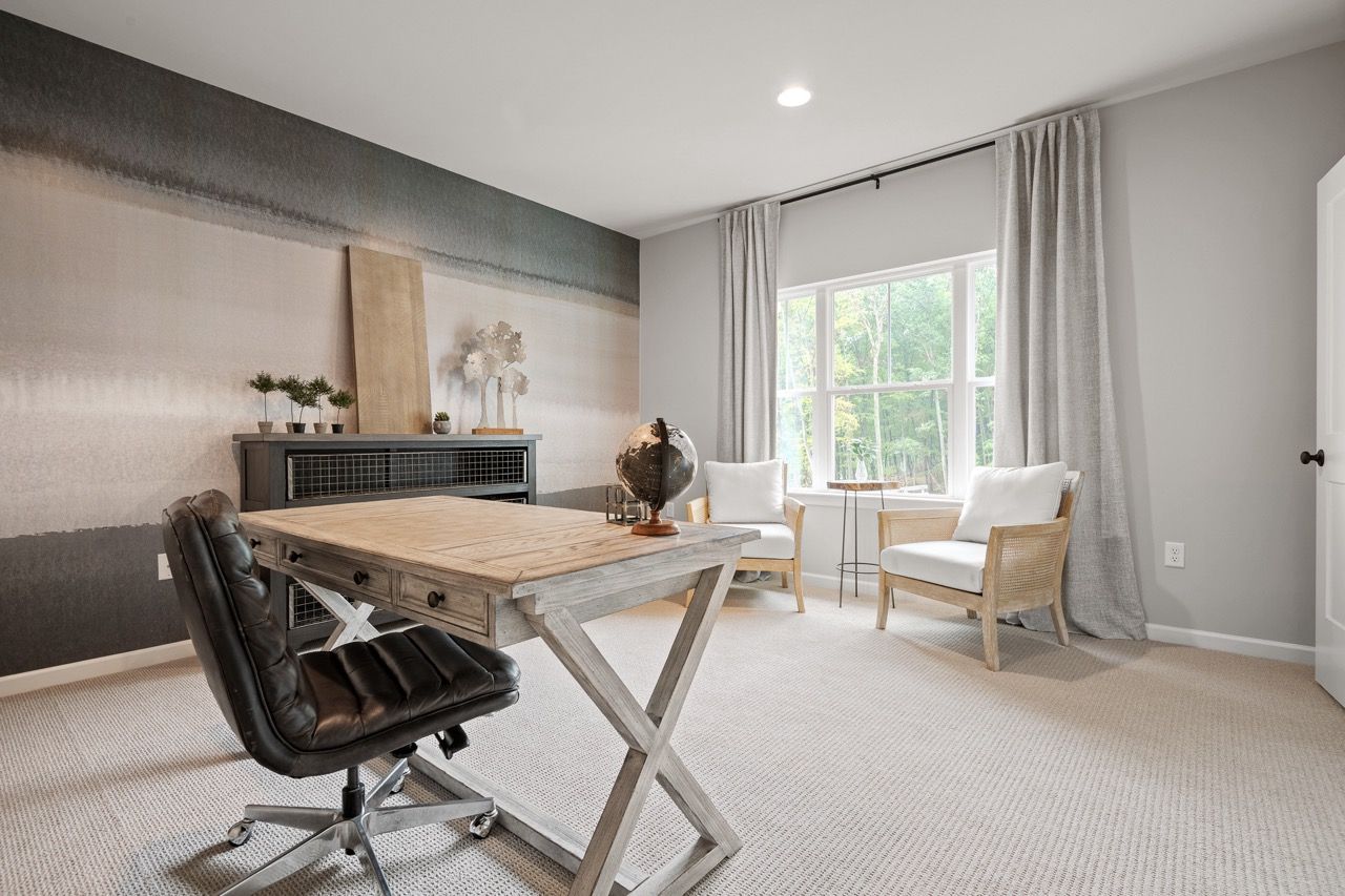 Home Office of the Nottingham Model from Garman Builders