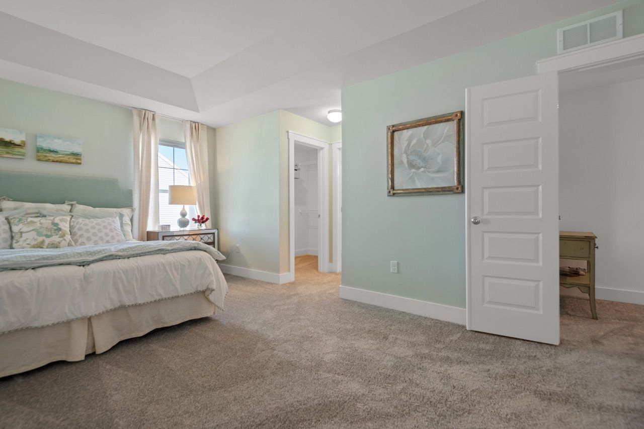 Large Bedroom of the Mackenzie Model from Garman Builders