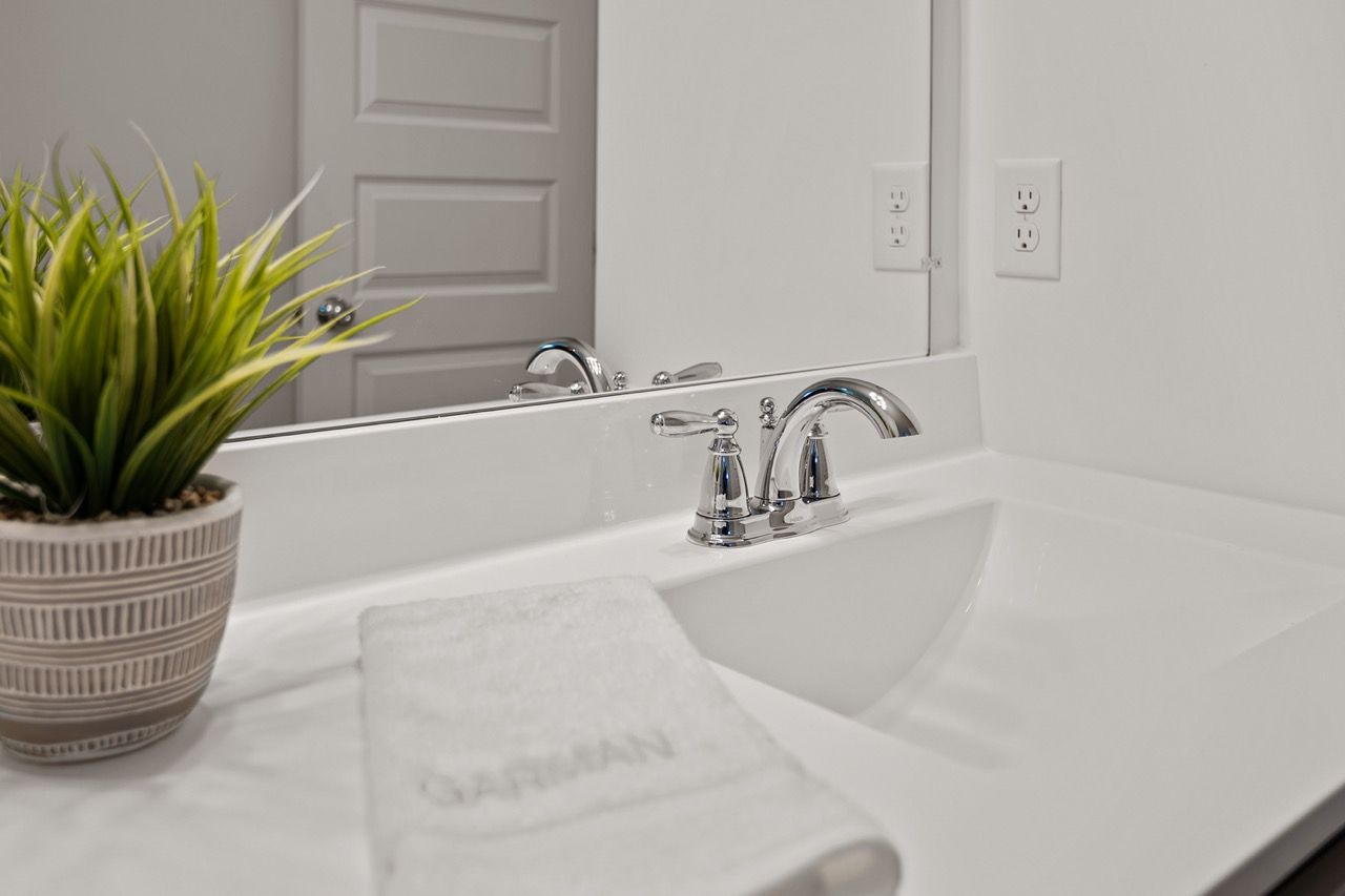 Full Bathroom of the Mackenzie Model from Garman Builders