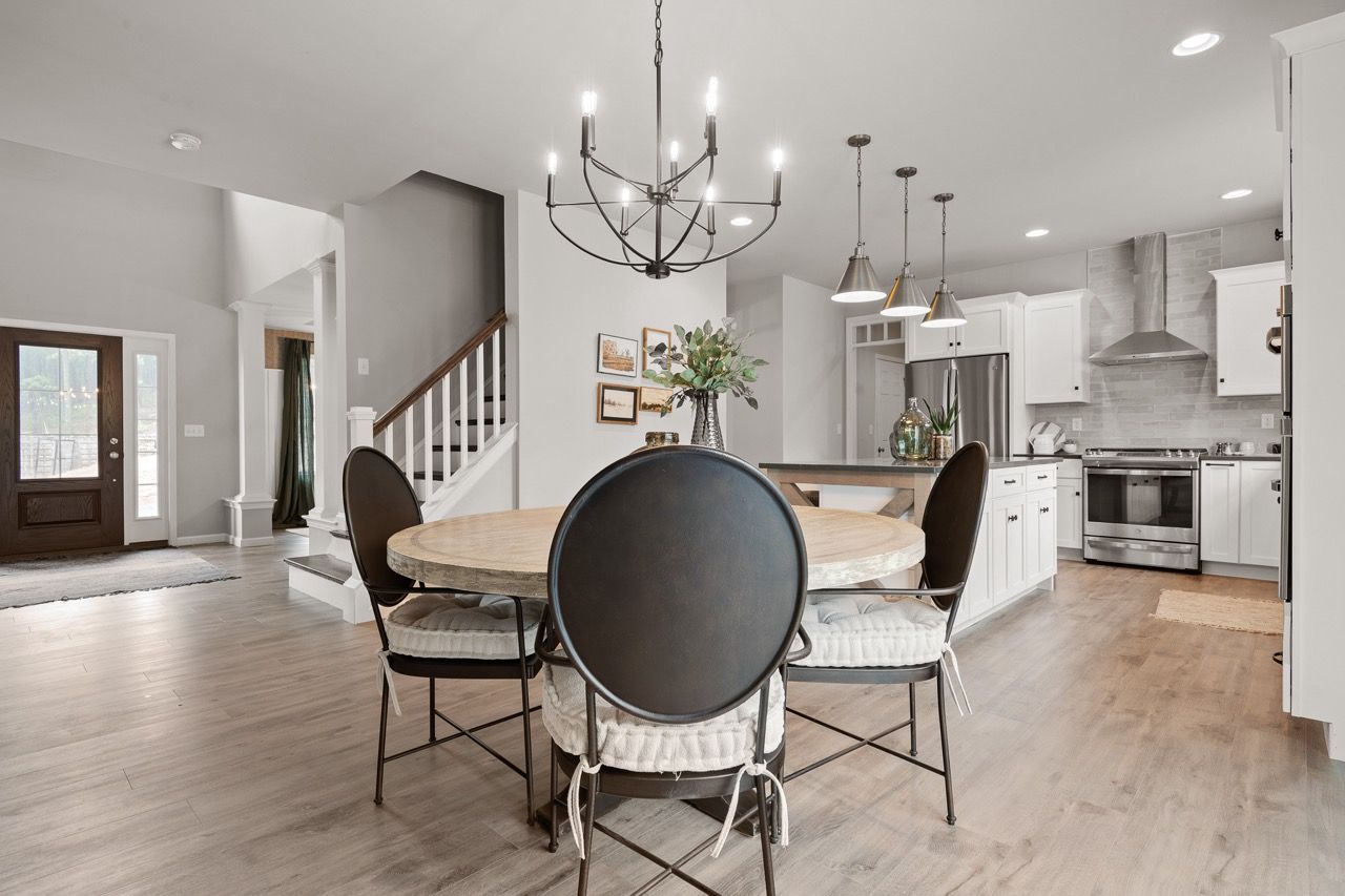 Kitchen of the Nottingham Model from Garman Builders