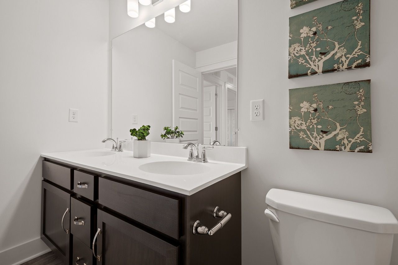 Full Bathroom of the Mackenzie Model from Garman Builders