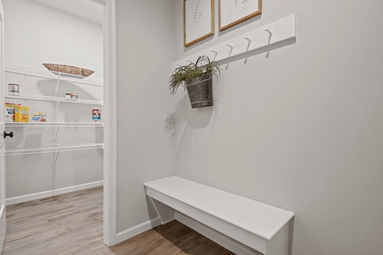 Mudroom of the Nottingham Model from Garman Builders