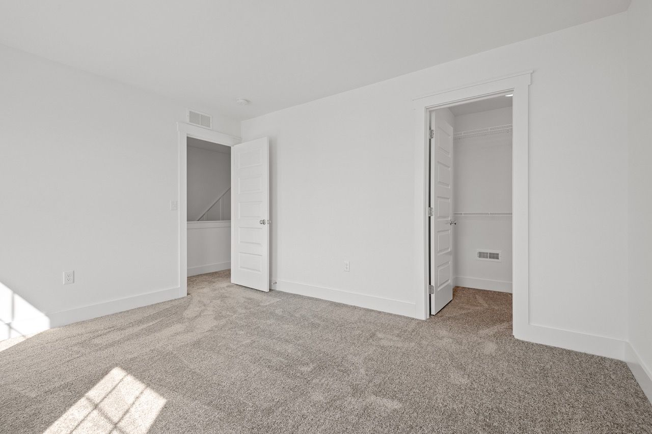 Empty Bedroom of the Mackenzie Model from Garman Builders