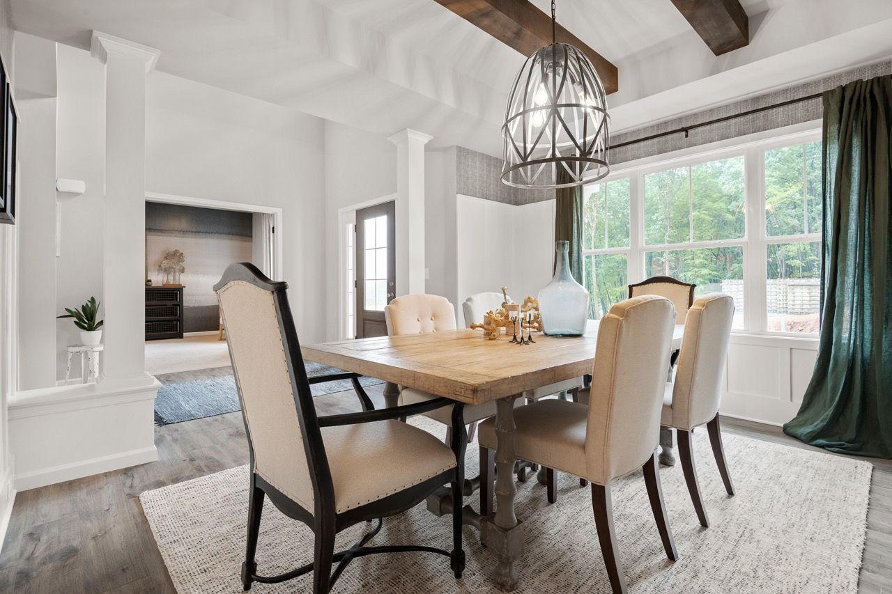 Dining Room of the Nottingham Model from Garman Builders