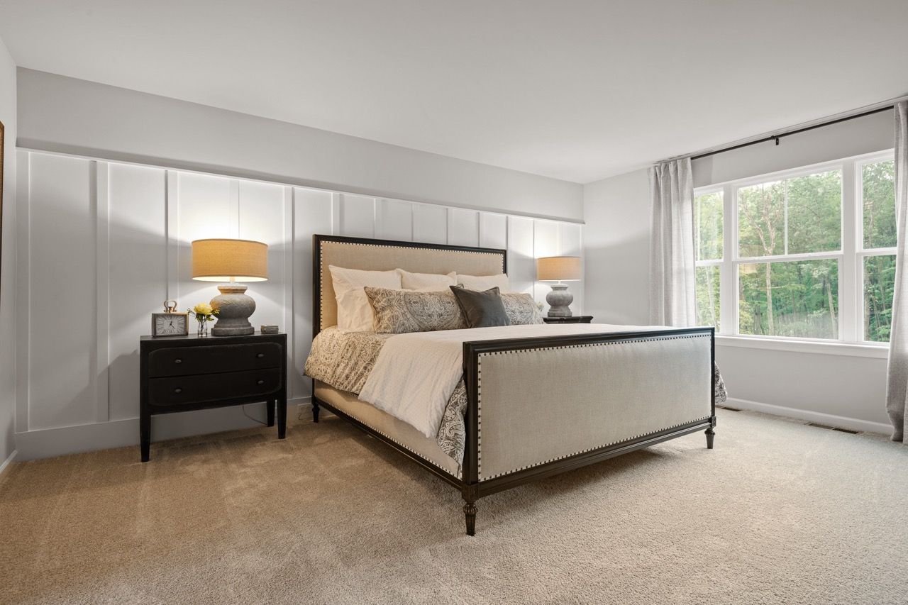 Large Bedroom of the Nottingham Model from Garman Builders