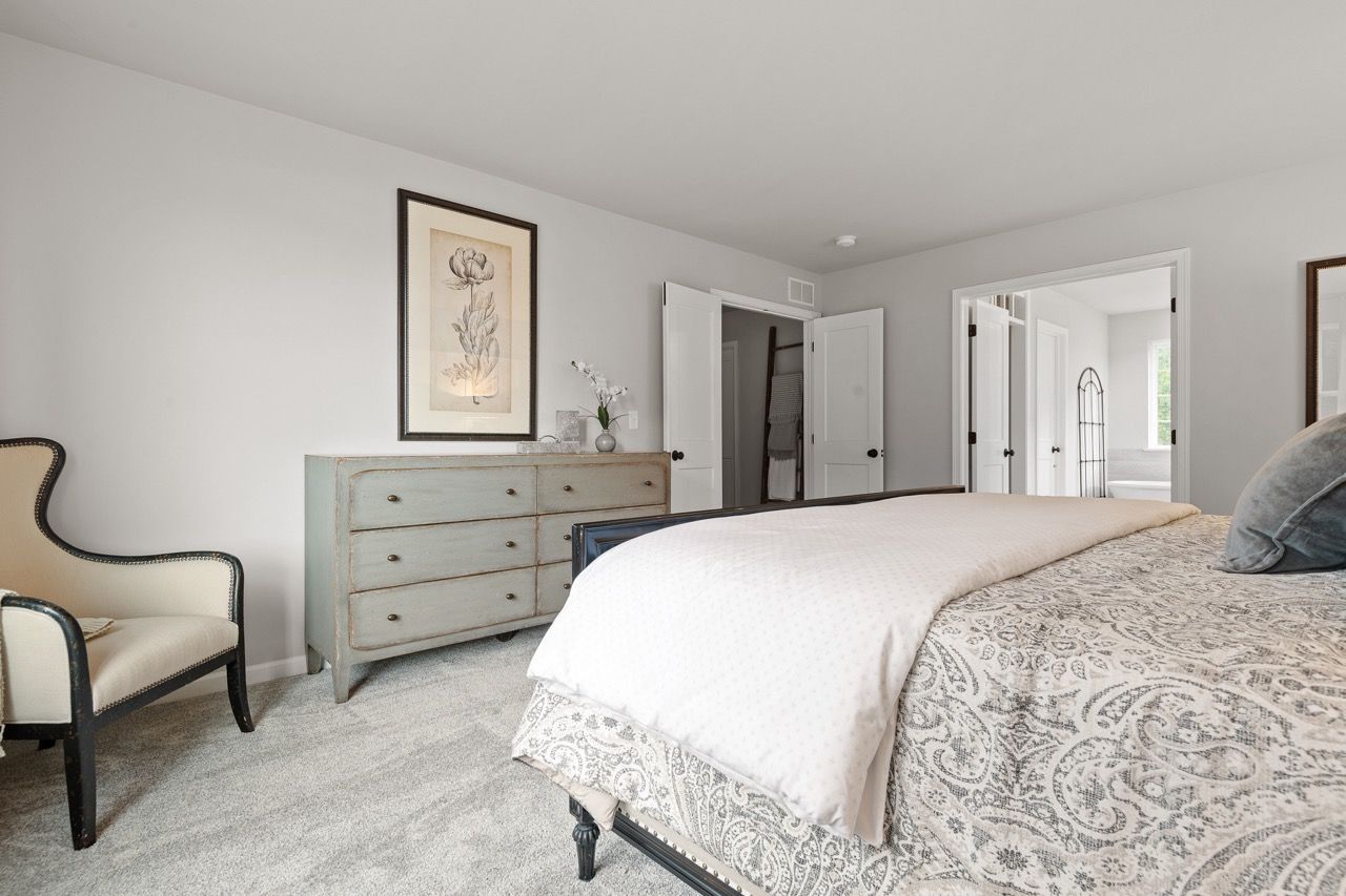 Large Bedroom of the Nottingham Model from Garman Builders