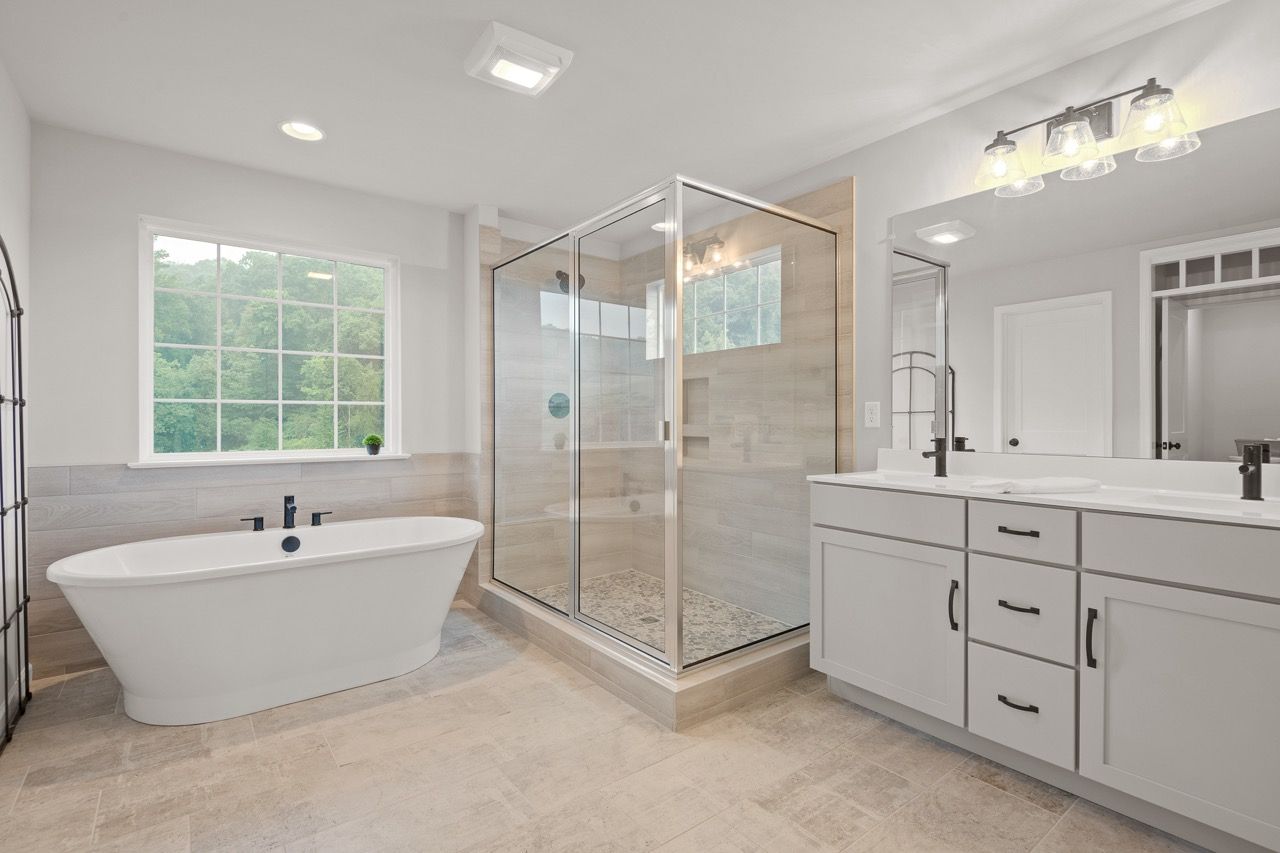 Full Bathroom of the Nottingham Model from Garman Builders