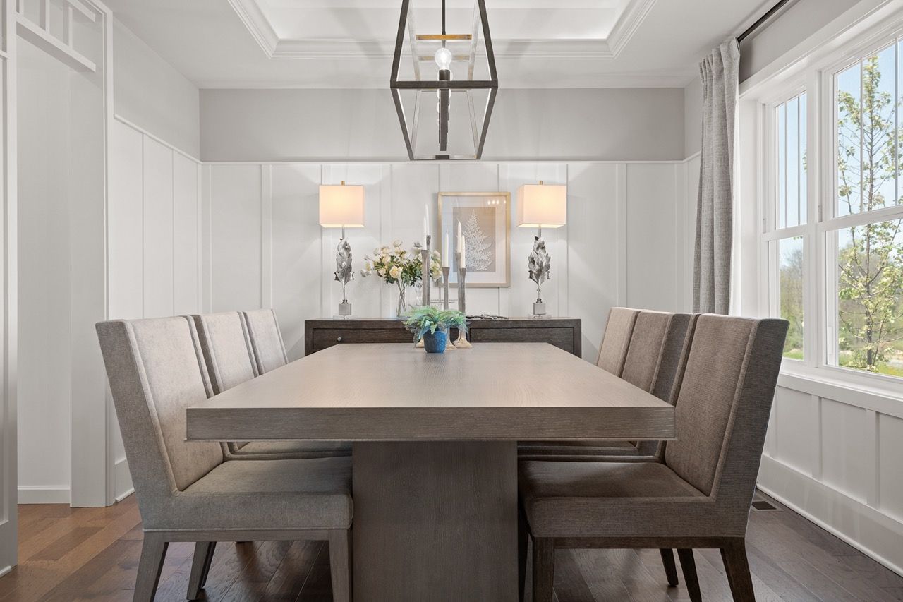 Dining Room of the McKenna Model from Garman Builders