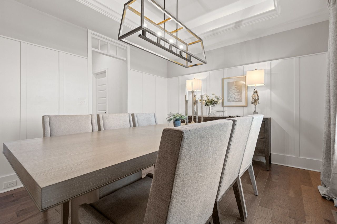 Dining Room of the McKenna Model from Garman Builders