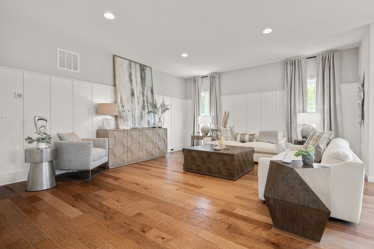 Living Room of the McKenna Model from Garman Builders