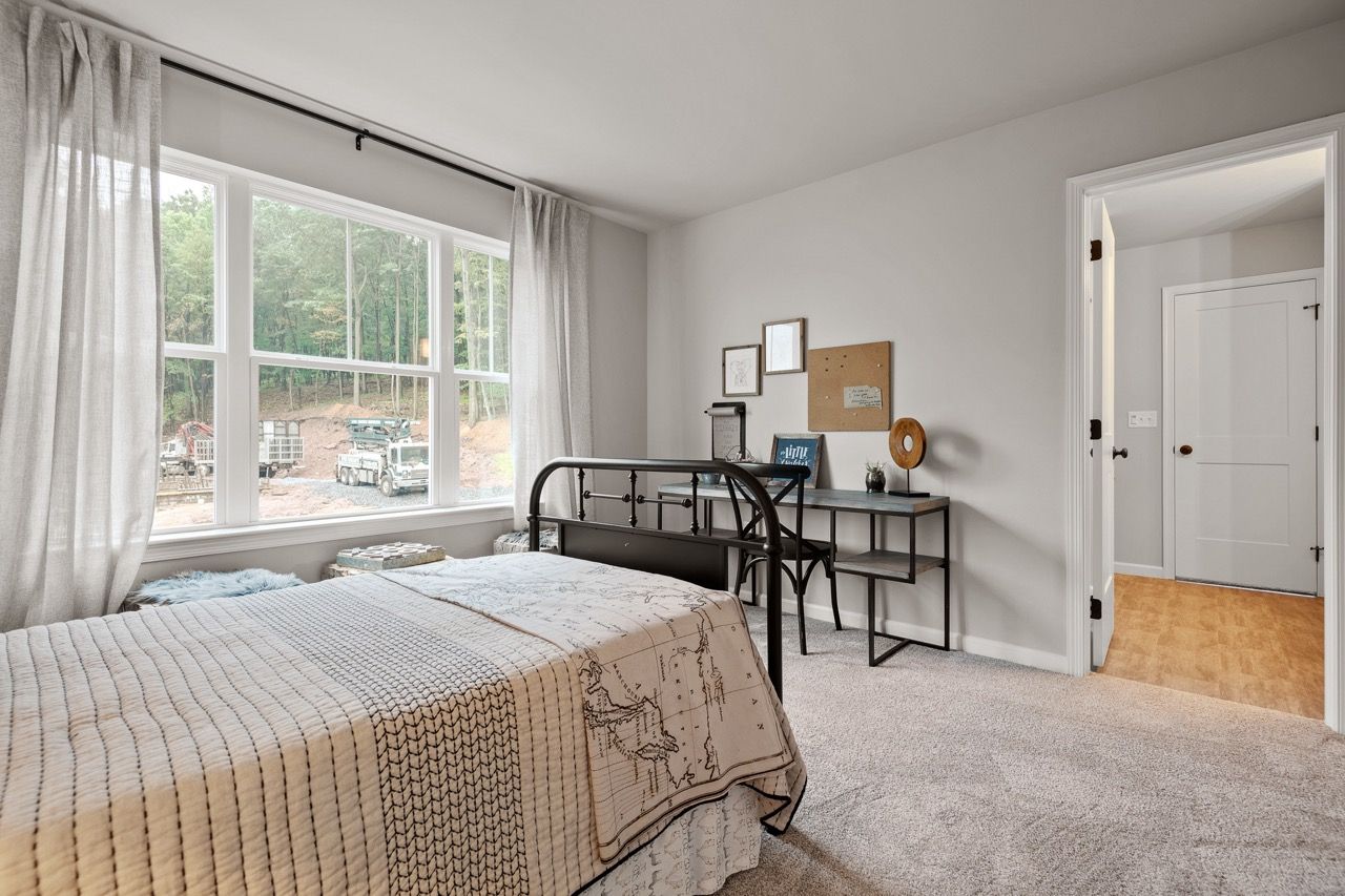 Bedroom of the Nottingham Model from Garman Builders