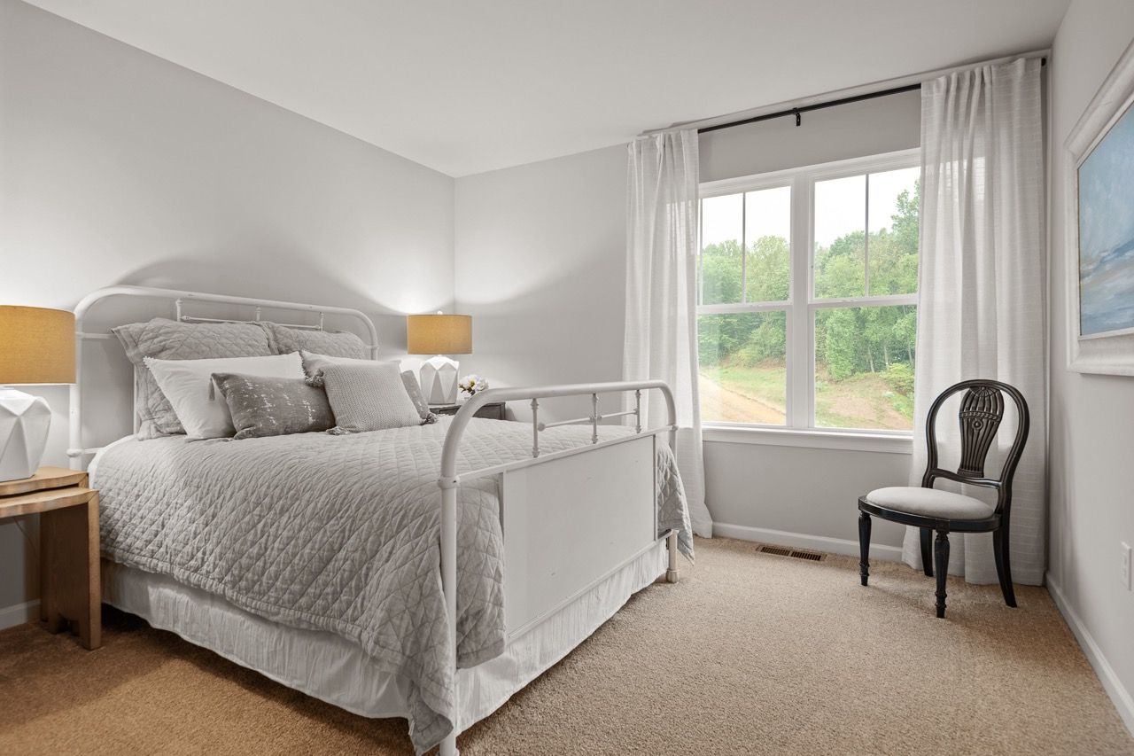 Bedroom of the Nottingham Model from Garman Builders