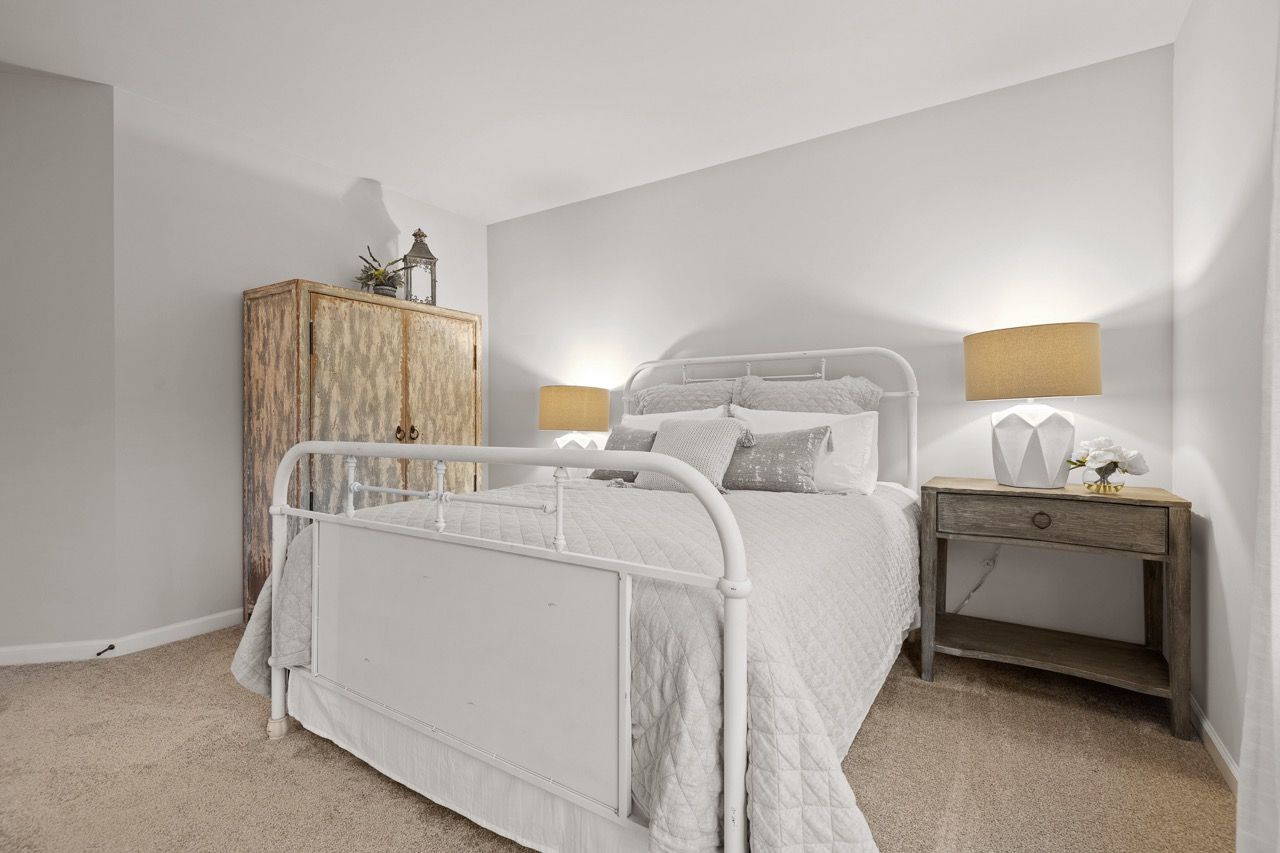 Bedroom of the Nottingham Model from Garman Builders