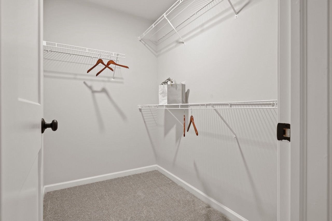 Walk in Closet of the Nottingham Model from Garman Builders