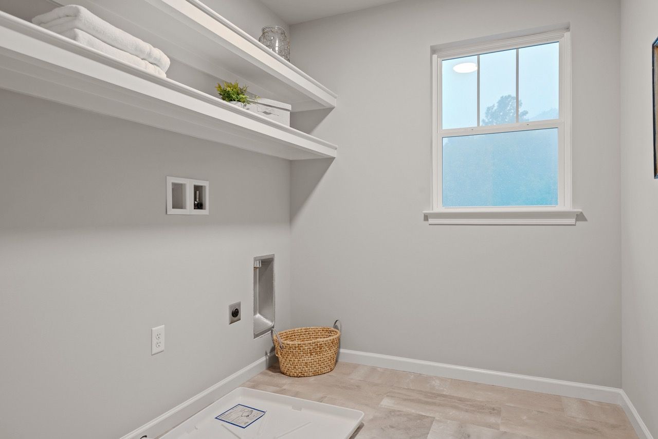 Laundry Room of the Nottingham Model from Garman Builders
