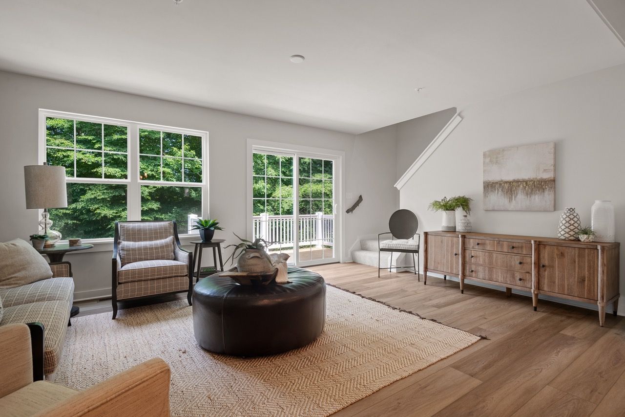 Living room of the Flynn Model from Garman Builders