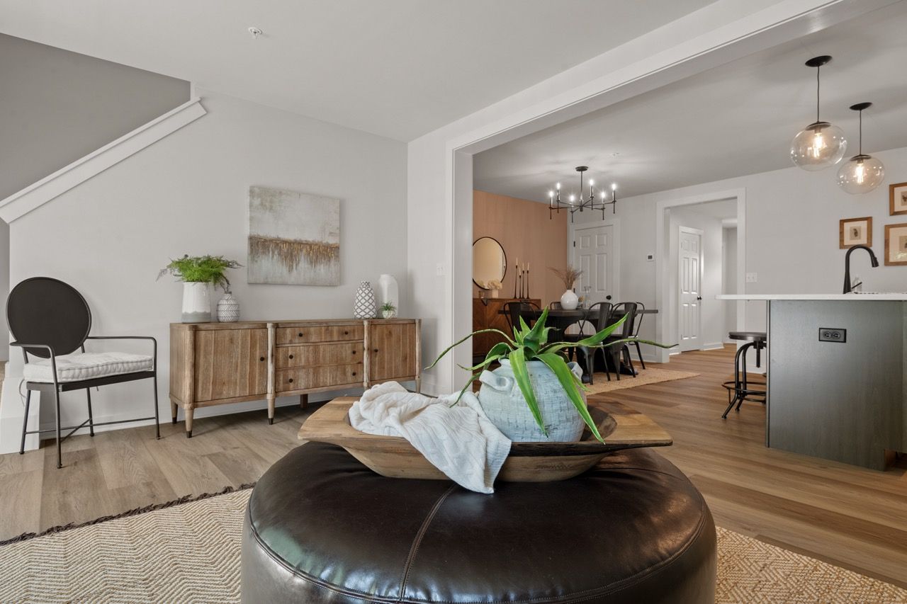 Living room of the Flynn Model from Garman Builders