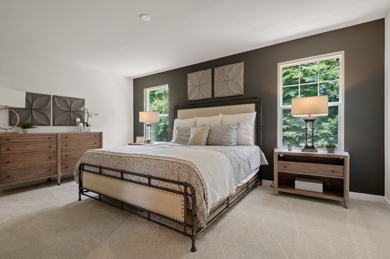 Bedroom of the Flynn Model from Garman Builders
