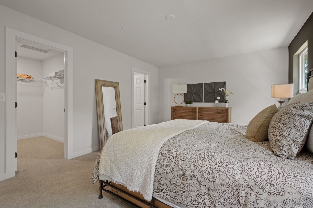 Bedroom of the Flynn Model from Garman Builders
