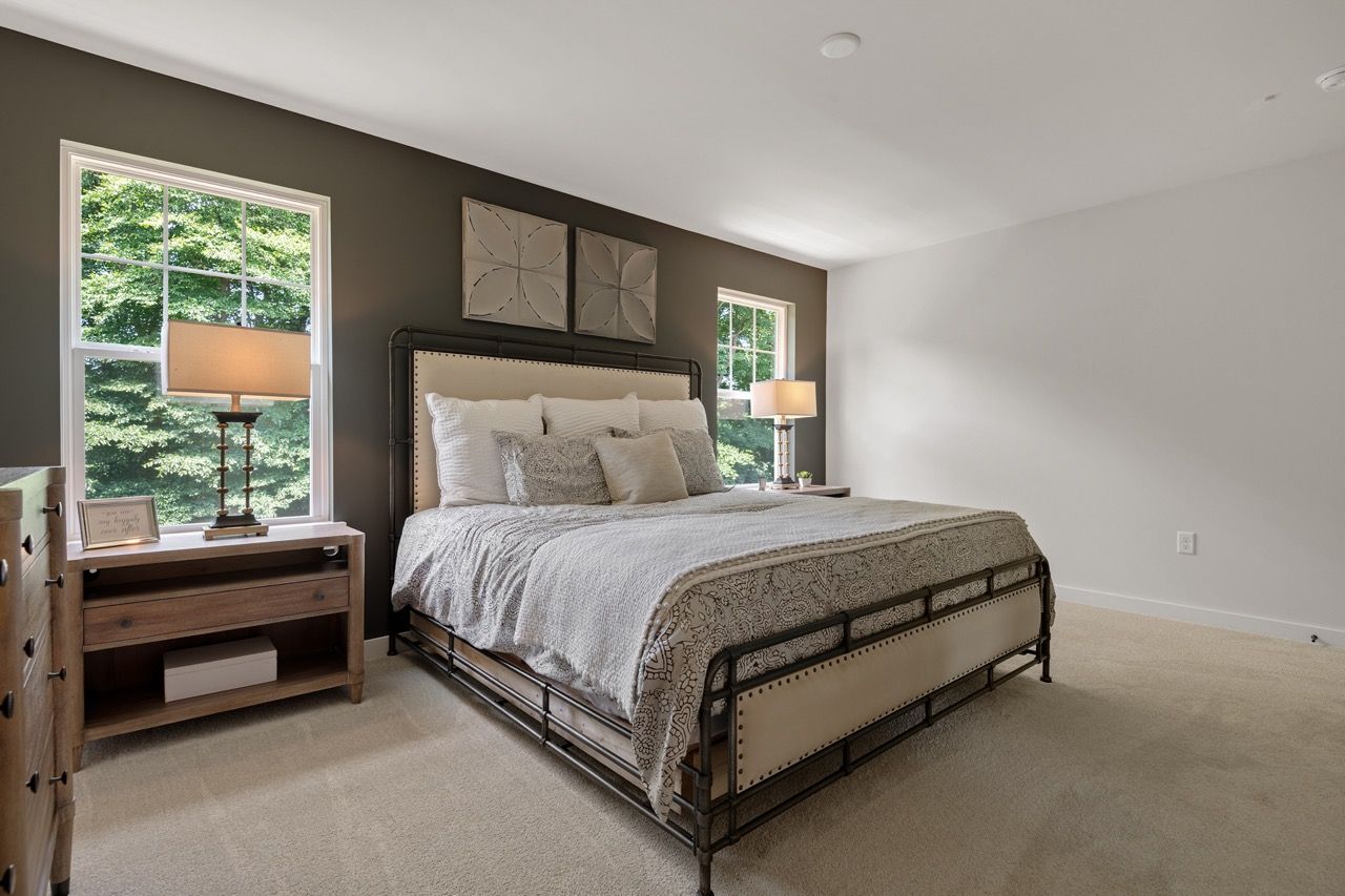 Bedroom of the Flynn Model from Garman Builders