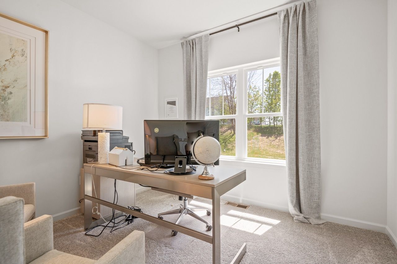 Home Office of the McKenna Model from Garman Builders