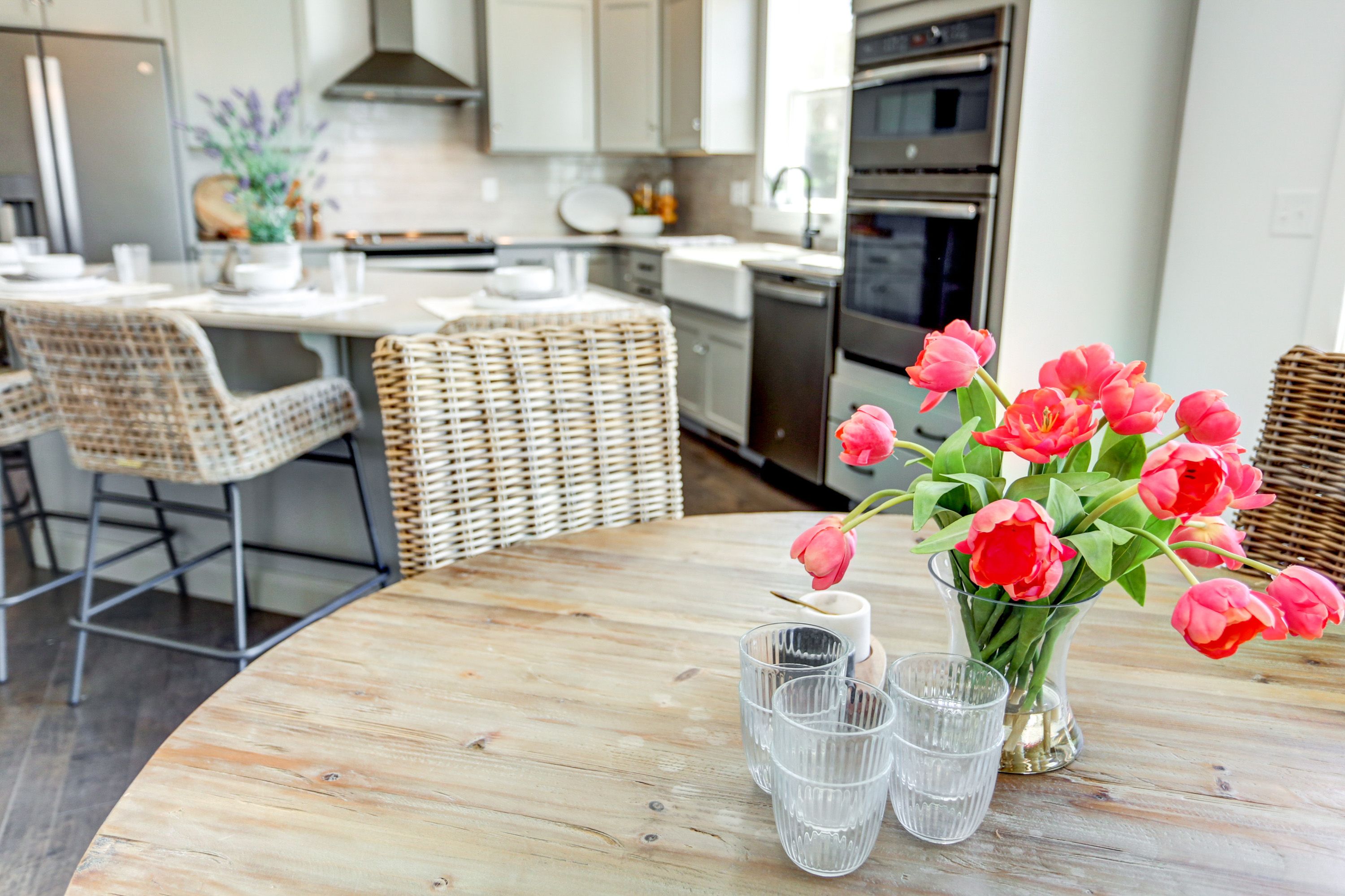 Kitchen table in the Avondale model from Garman Builders
