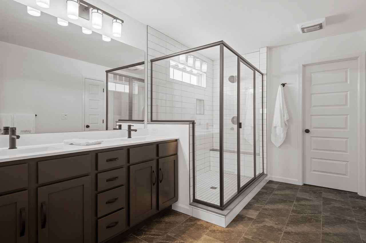 Full Bathroom of the McKenna Model from Garman Builders