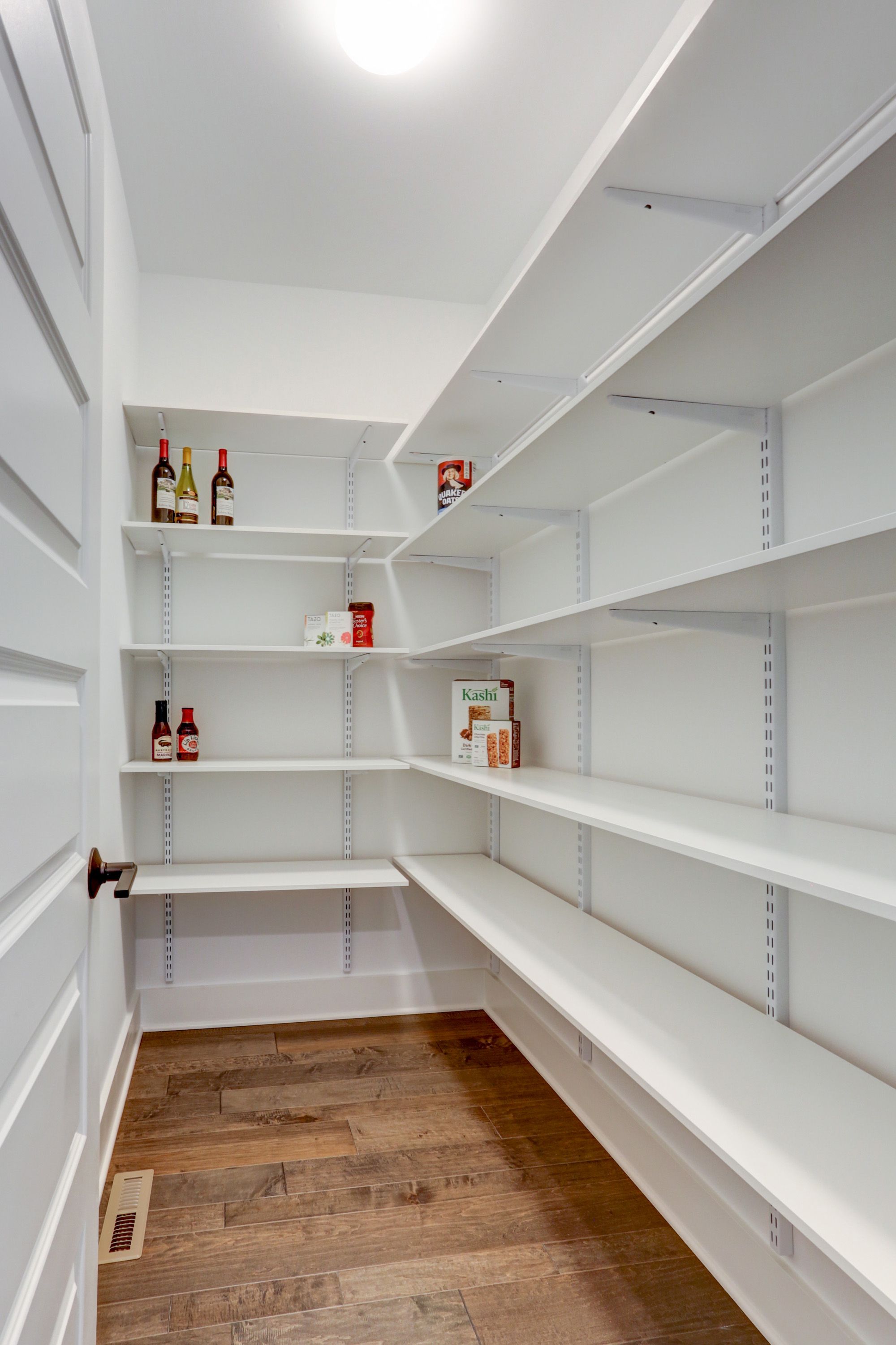 Pantry in the Avondale model from Garman Builders