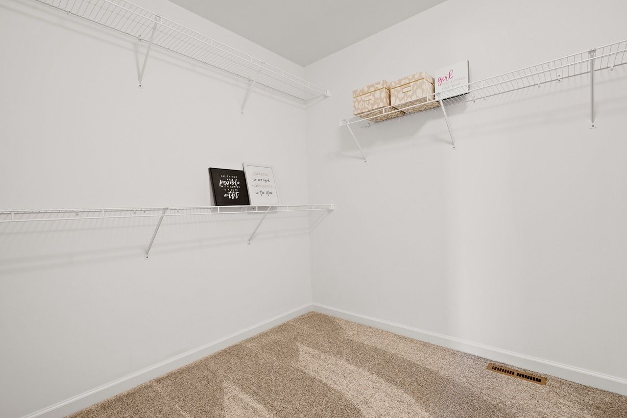 Walk in Closet of the McKenna Model from Garman Builders