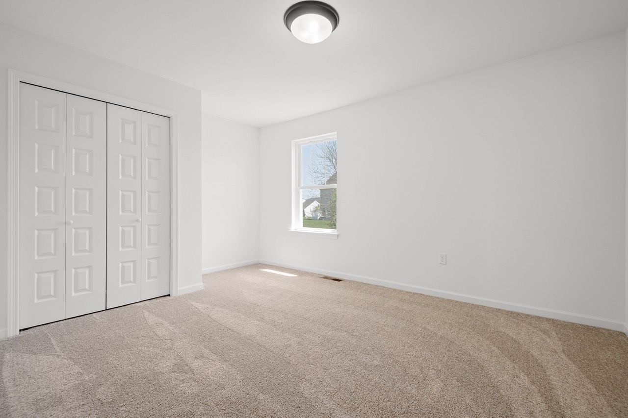 Empty Bedroom of the McKenna Model from Garman Builders