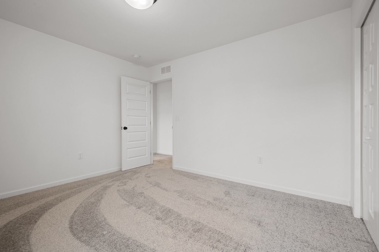 Empty Bedroom of the McKenna Model from Garman Builders