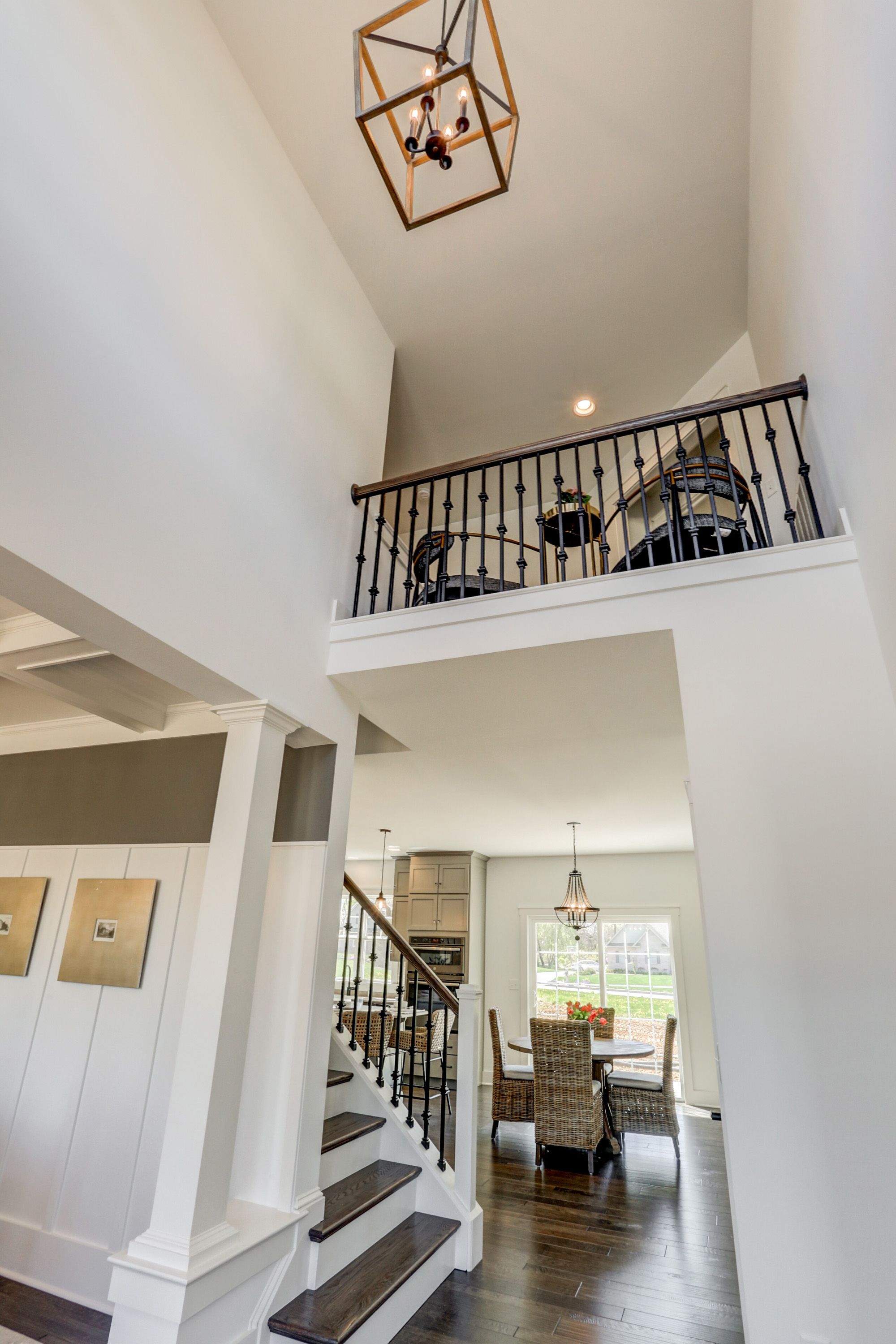 Loft area in the Avondale model from Garman Builders