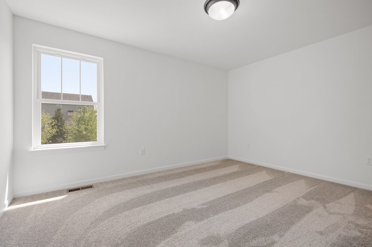 Empty Bedroom of the McKenna Model from Garman Builders