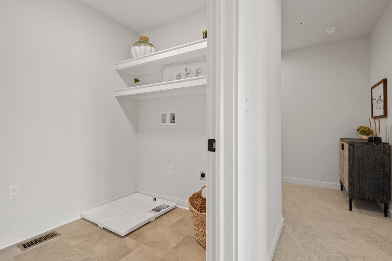 Laundry room of the Flynn Model from Garman Builders